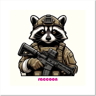 Tactical Raccoon Posters and Art